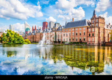 Parlamento olandese di l'Aia, Paesi Bassi. Foto Stock