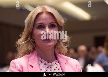 Ex primo ministro danese Helle THORNING-SCHMIDT Foto Stock