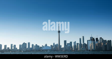 Toronto skyline della città, Ontario, Canada Foto Stock