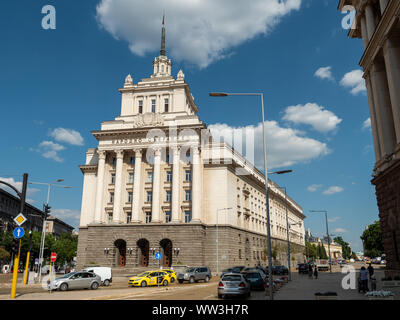 Assemblea nazionale edificio, Sofia, Bulgaria Foto Stock