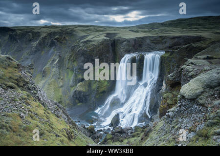Fagrifoss cascata in Islanda Foto Stock