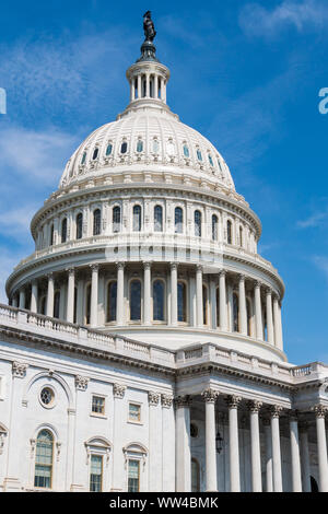Gli Stati Uniti Campidoglio di Washington, DC., un simbolo del governo americano e il luogo di incontro per il Congresso. Foto Stock