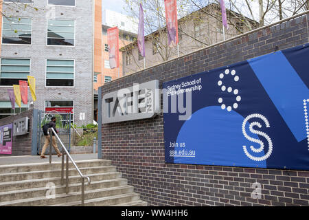 TAFE nsw educativo e provider di formazione, campus in ultimo di Sydney, Nuovo Galles del Sud, Australia Foto Stock