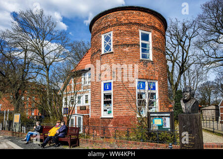 Hasse tower e Hasse house a Bergedorf, Amburgo, Germania, Europa Foto Stock