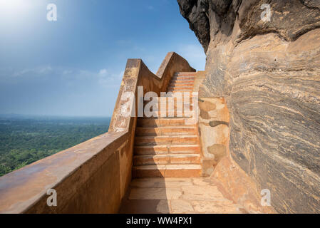 Leone di Sigiriya rock fortezza, Sri Lanka Foto Stock