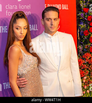 New York, NY - Settembre 12, 2019: Yasmin Wijnaldum e G-Eazy frequentare quinto annuale sfera di diamante che beneficiano della Clara Lionel Foundation presso Cipriani Wall Street Foto Stock