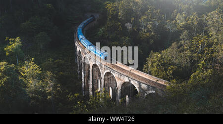 Demodara nove ponte di arco, Ella, Sri Lanka Foto Stock