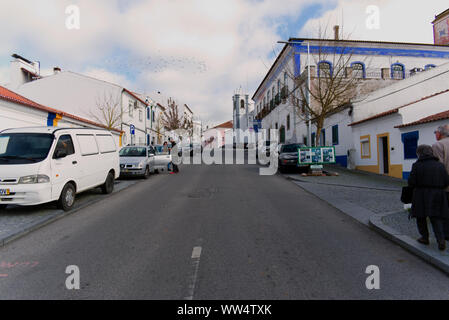 Strade di Arraiolos, Portogallo Foto Stock