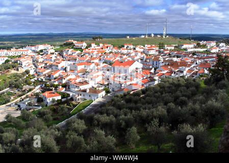 Città di Arraiolos - Alentejo, Portogallo Foto Stock