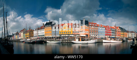 Bellissima la città di Copenhagen in Danimarca Foto Stock