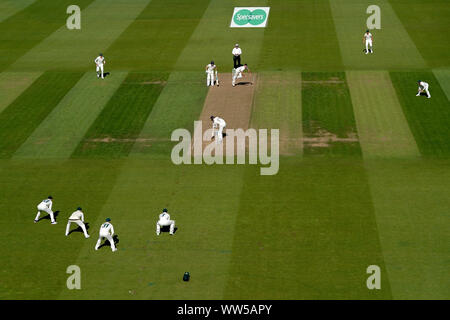 L'Inghilterra del martinetto di liscivia di ovatta in azione durante il giorno due del quinto test match al ovale, Londra. Foto Stock