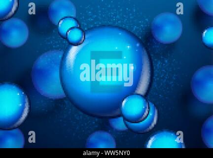 La vitamina E BLU pillola splendente capsula icona . Vitamina complesso con formula chimica medica e farmaceutica annunci. Illustrazione Vettoriale Illustrazione Vettoriale