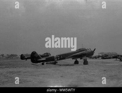 Wehrmacht Luftwaffe Bomber Junkes Ju 88 - German Air Force Bomber Junkers Ju 88 Foto Stock