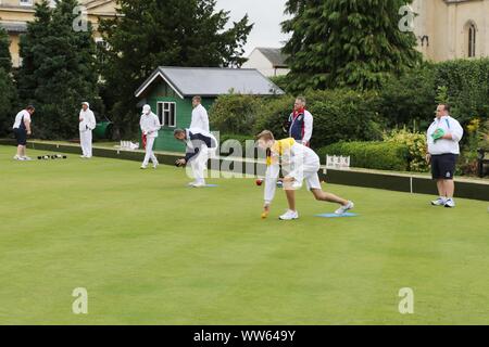 Cheltenham Bowling Club Foto Stock