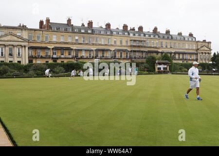 Cheltenham Bowling Club Foto Stock