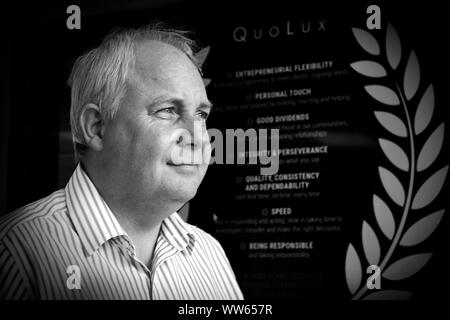 Stewart Barnes, managing director di Quolux. Foto Stock