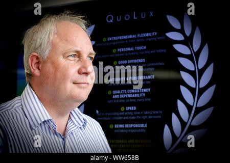 Stewart Barnes, managing director di Quolux. Foto Stock