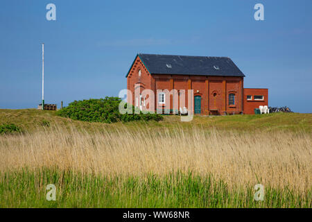 Il vecchio centro di salvataggio sull'isola Spiekeroog Foto Stock