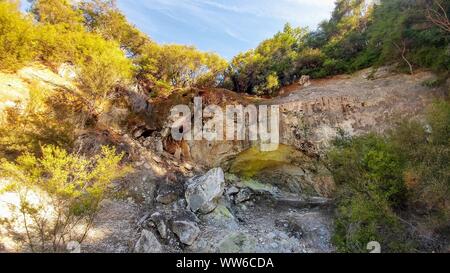 Wai-O-Tapu, Wai-O-Taupo geotermica Wonderland termica in Nuova Zelanda Foto Stock