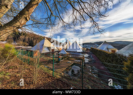 La piramide park a Lennestadt - Germania Foto Stock