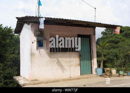 Lato strada non riuscita ristoranti, Messico 2007 Foto Stock