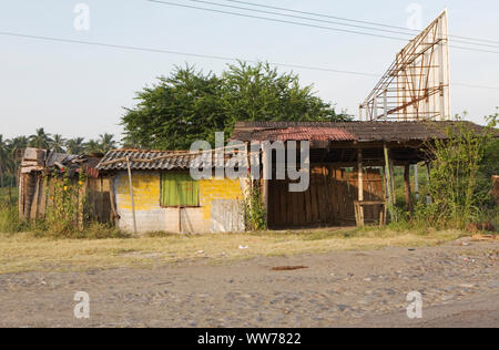 Lato strada non riuscita ristoranti, Messico 2007 Foto Stock