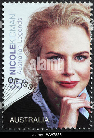 Nicole Kidman su australian francobollo Foto Stock