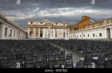 La Basilica di San Pietro in Vaticano Foto Stock