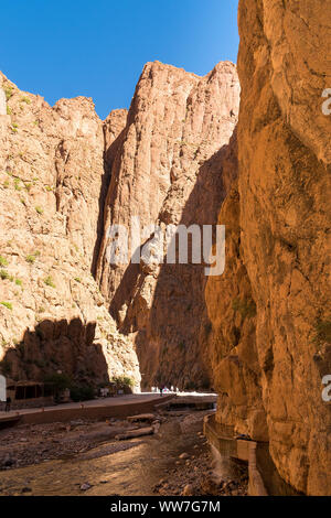 Il Marocco, Alto Atlante, Todra Gorge, rocce Foto Stock