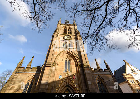 Blackburn cattedrale è uno di Inghilterra del nuovissimo cattedrali, eppure è uno dei paesi più antichi luoghi di culto cristiano, Blackburn , Lancashire, Foto Stock