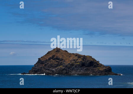 Roque de Garachico, Tenerife, Isole Canarie, Spagna Foto Stock