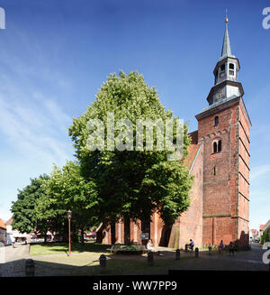 Chiesa di San Johannis, città vecchia, Verden, Bassa Sassonia, Germania, Europa Foto Stock