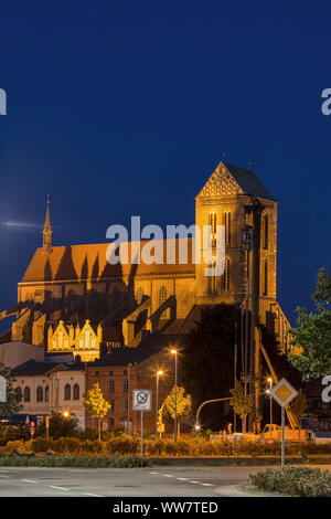 Germania, Wismar, chiesa di San Nicola Foto Stock