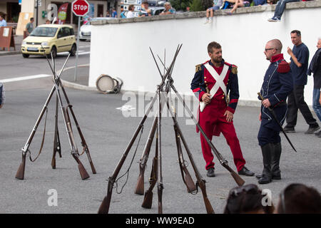 La Miaou festival a Combloux durante il mese di agosto Foto Stock