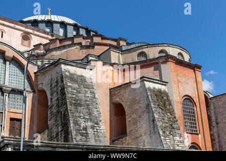 ISTANBUL, Turchia - 26 luglio 2019: Museo Hagia Sophia nella città di Istanbul, Turchia Foto Stock