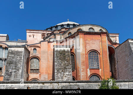 ISTANBUL, Turchia - 26 luglio 2019: Museo Hagia Sophia nella città di Istanbul, Turchia Foto Stock