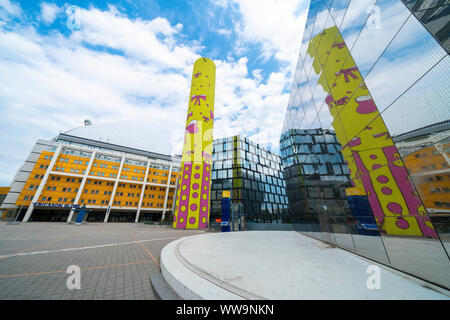 La Ericsson Globe (Globen), distretto di Johanneshov, Stoccolma, Svezia Foto Stock