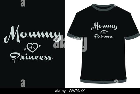 Best mom t-shirt - Mamma est 2019 - mom t-shirt - disegno vettoriale illustrazione si può utilizzare per etichetta, logo, segno, adesivo o di stampa per la t-shirt. Illustrazione Vettoriale