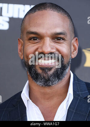 Hollywood, Stati Uniti. Xiii Sep, 2019. HOLLYWOOD e LOS ANGELES, CALIFORNIA, STATI UNITI D'America - 13 settembre: Khary Payton arriva presso il quarantacinquesimo annuale di Saturno Awards tenutosi a Avalon Hollywood di Settembre 13, 2019 a Hollywood e Los Angeles, California, Stati Uniti. (Foto di David Acosta/Image Press Agency) Credito: Image Press Agency/Alamy Live News Foto Stock