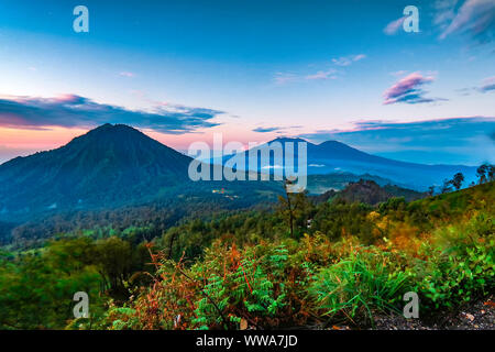 Il Cratere Ijen, East Java , Indonesia Foto Stock