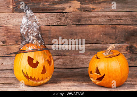 Halloween sfondo di vacanza. Foto Stock