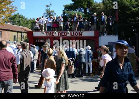 Goodwood 13 Settembre 2019 - a bordo pista bar/pub Foto Stock