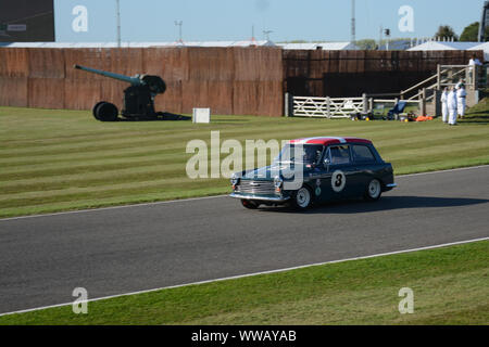 Goodwood 13 Settembre 2019 - St Mary's Trophy - 1958 Austin A40 pilotati da Rob Myers Foto Stock