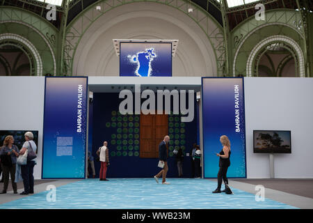 Bahrain Arte in Grand Palais, La Biennale di Parigi, il Universelle Art Fair, Parigi Foto Stock