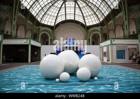 Bahrain Arte in Grand Palais, La Biennale di Parigi, il Universelle Art Fair, Parigi Foto Stock
