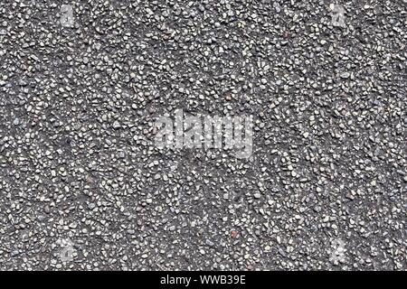 Vista dettagliata su superfici in asfalto di diverse strade e vie in un close up Foto Stock