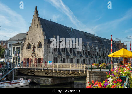 Il centro storico di Gand, Regione fiamminga, Belgio, UE. Foto Stock