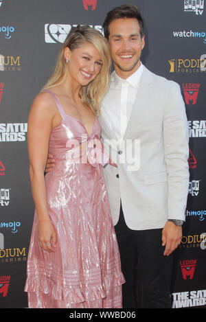 Melissa Benoist, Chris Wood 13/09/2019 Il quarantacinquesimo annuale di Saturno Awards tenutosi presso il monitor Avalon Hollywood in Los Angeles, CA Foto di Y. Abe/HNW/ PictureLux Foto Stock