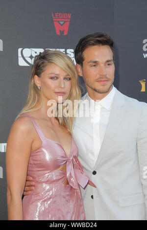 Melissa Benoist, Chris Wood 13/09/2019 Il quarantacinquesimo annuale di Saturno Awards tenutosi presso il monitor Avalon Hollywood in Los Angeles, CA Foto di Y. Abe/HNW/ PictureLux Foto Stock