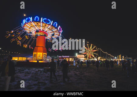 Standon calling festival di notte 2018 Foto Stock